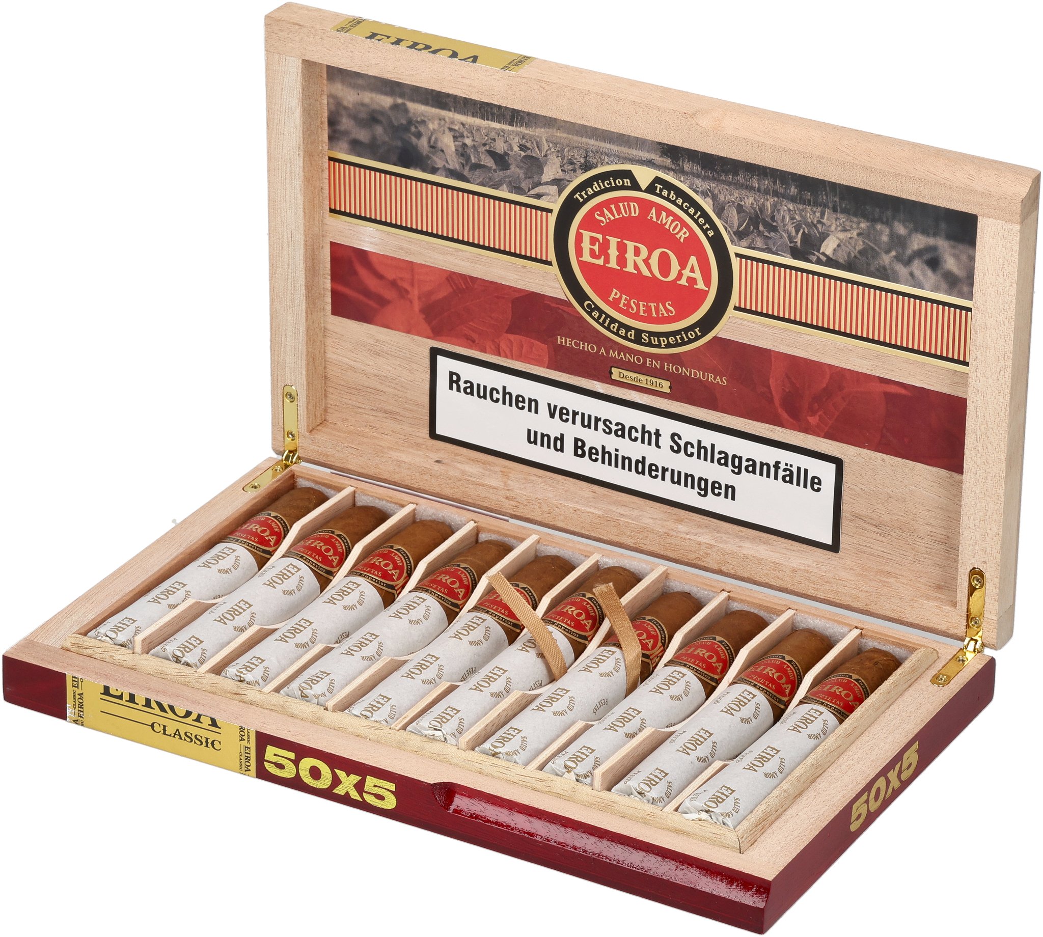Classic Robusto 50x5 10er box open