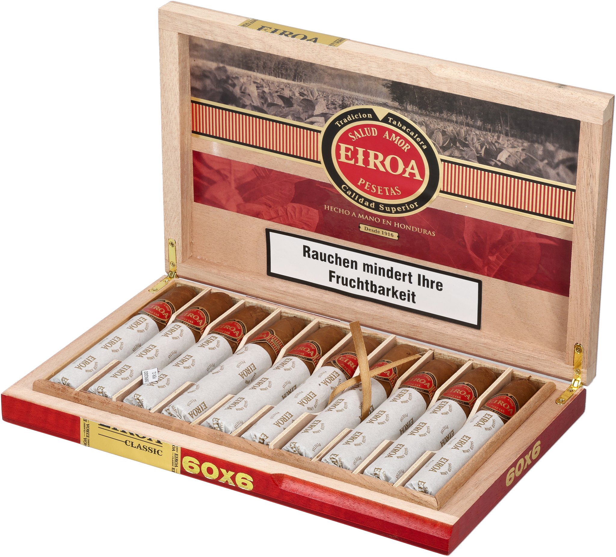 Classic Toro Gordo 60x6 10er box open