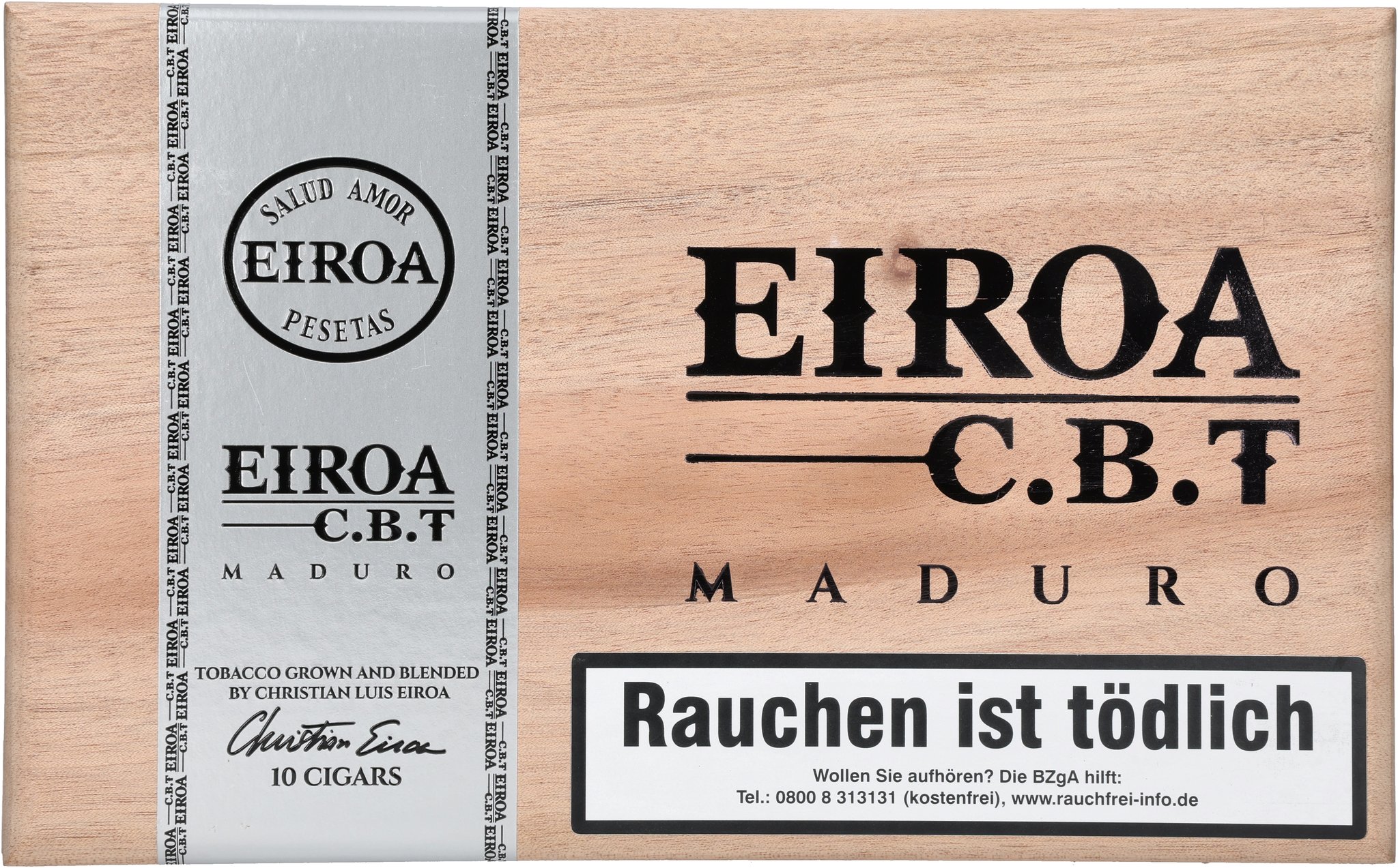CBT Maduro Robusto 50x5 10er box front