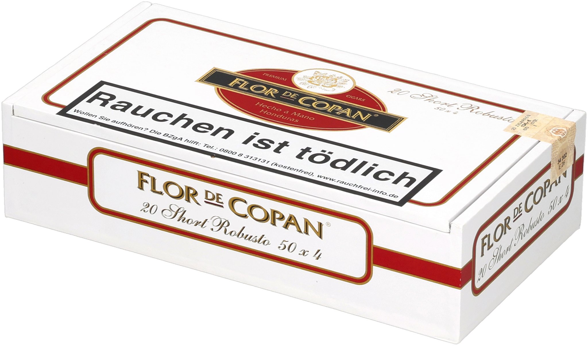 Flor de Copan Clasica Short Robusto_Kiste