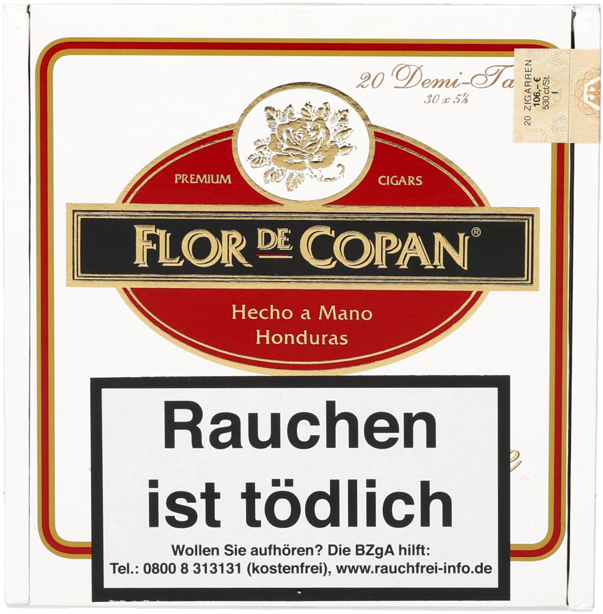 Flor de Copan Clasica Demi Tasse_Kiste Frontal