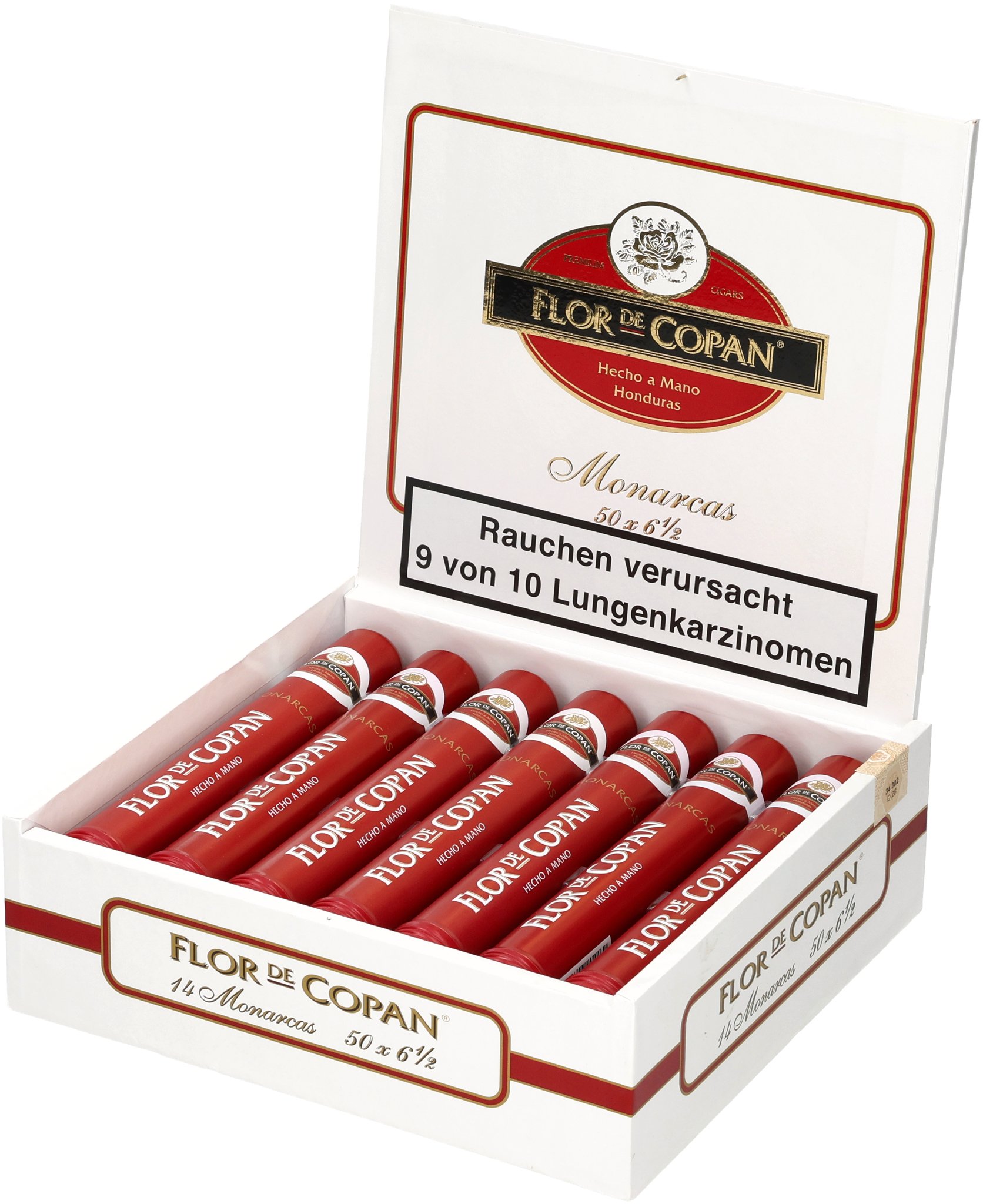 Flor de Copan Clasica Monarcas Tubos_Kiste Offen