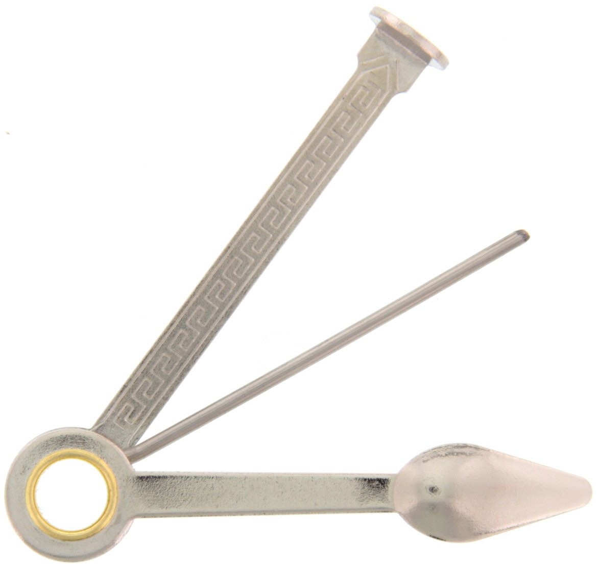 Classic Pfeifenstopfer nickel guillochiert 3teilig (490000 - 5 Stück mit Preisvorteil)