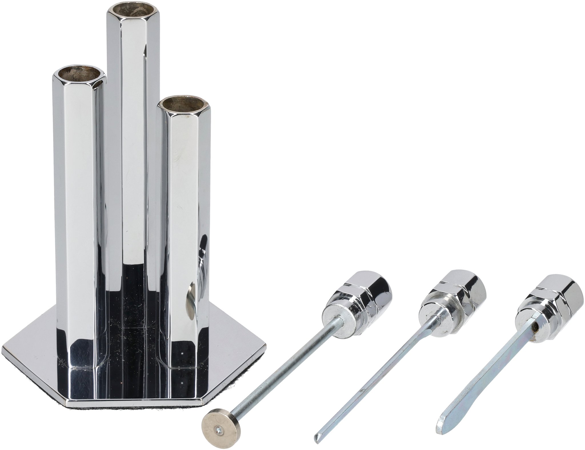 Tischpfeifenbesteck Chrome 04