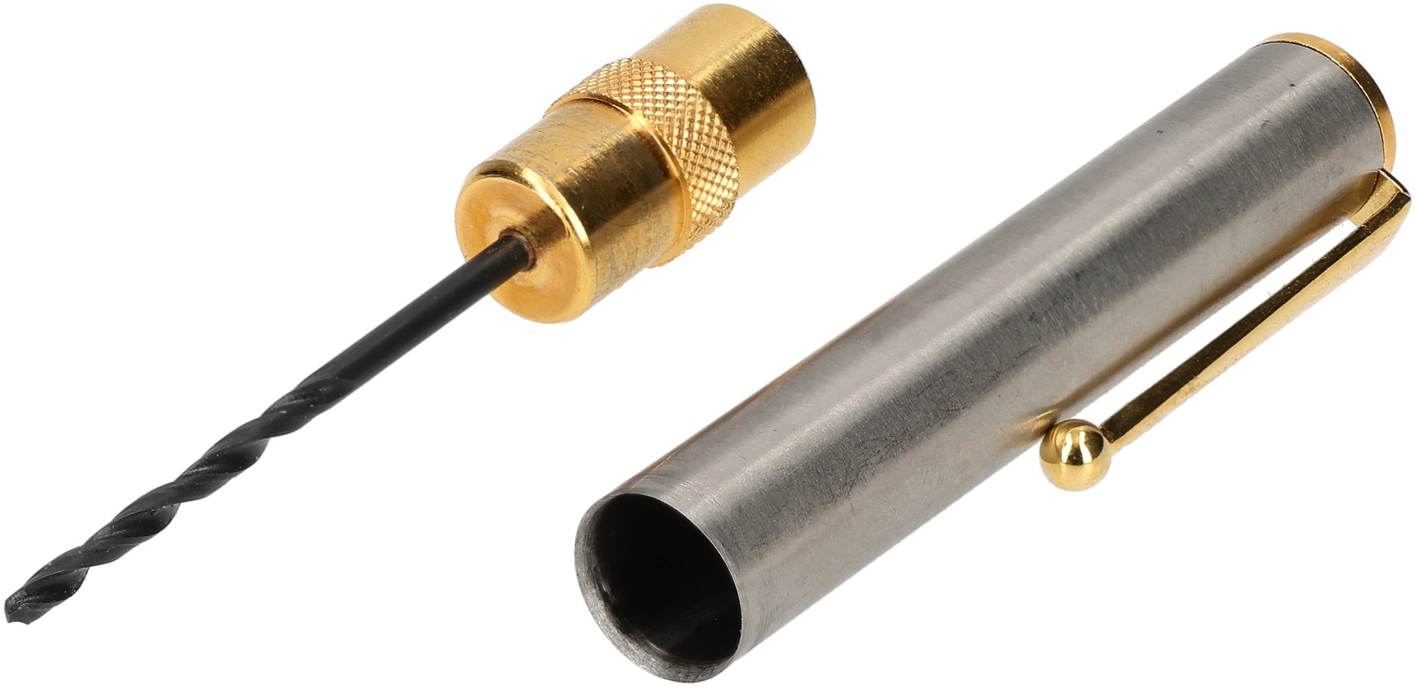 Bohrer Edelstahl gebürstet 04