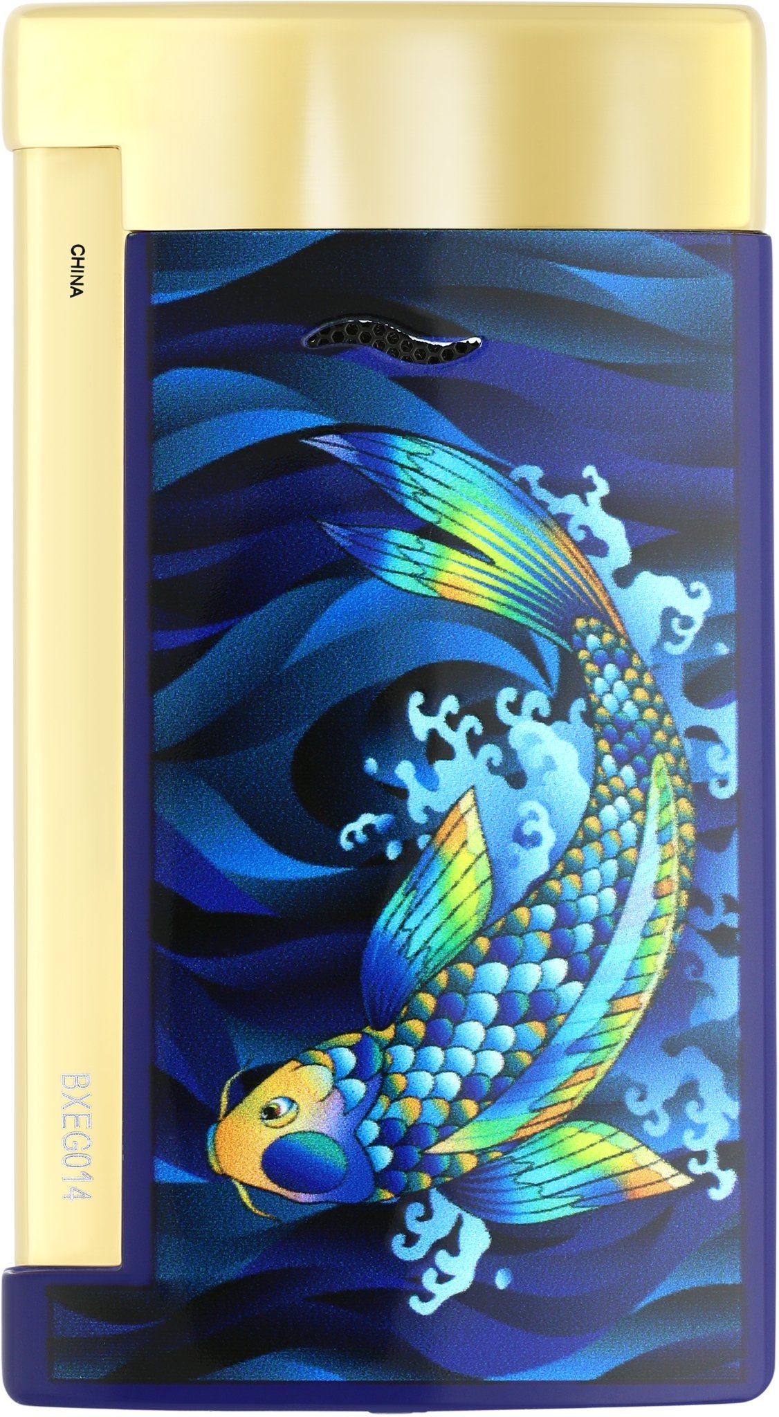 Koi-Fisch/golden Rückseite