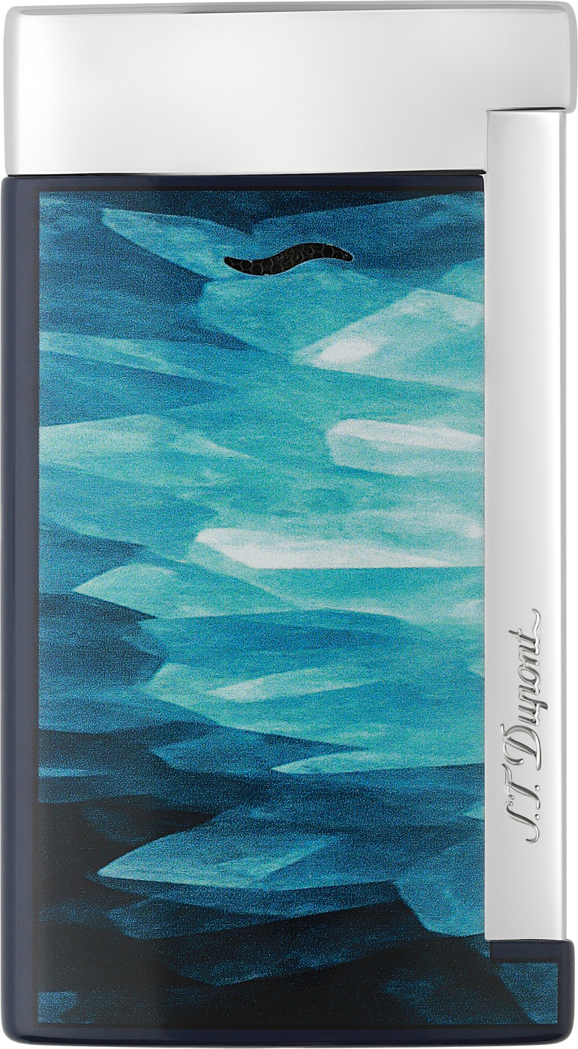 Geode Blau/Chrom front