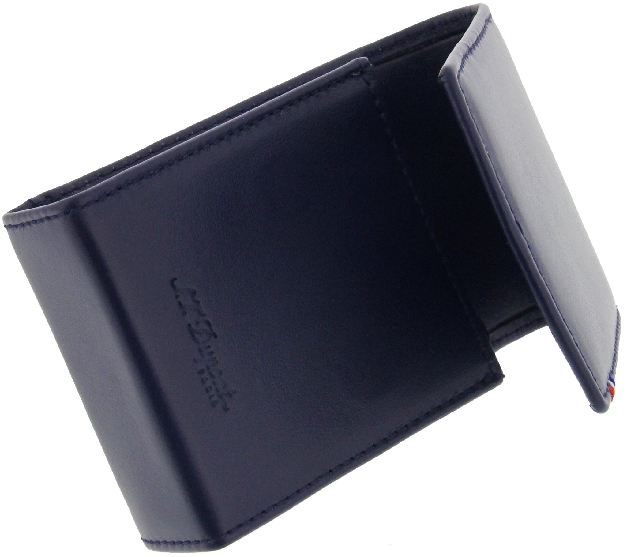 S.T. Dupont Line D Zigarrenetui Zigarettenetui blau (183033) offen