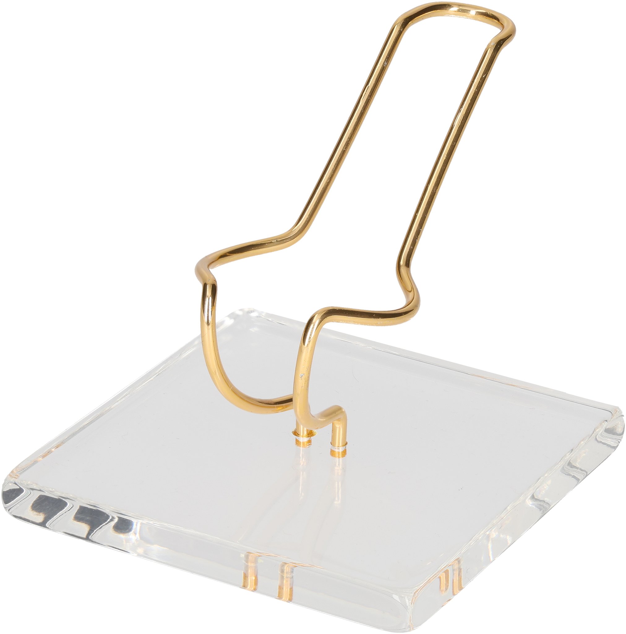 Acryl transparent golden 1er 01