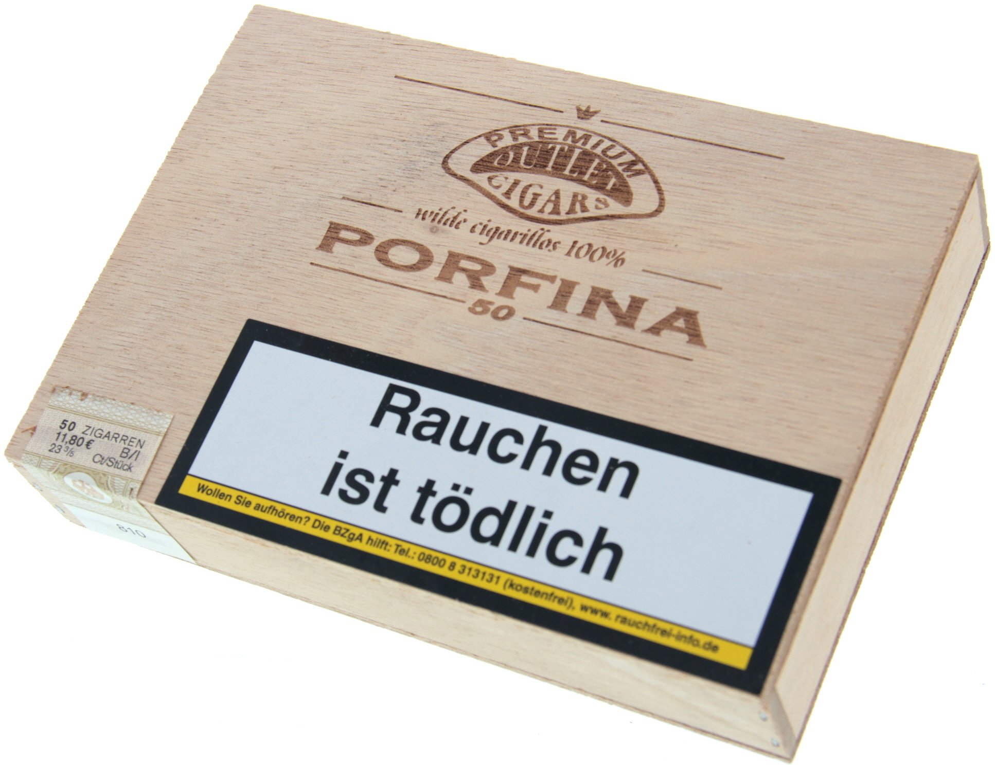 Premium Outlet Cigars Porfina 100% Tabak Wilde Cigarillos (16251)