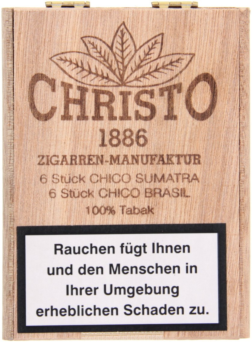 Christo 1886 Zigarrenmanufaktur Cigarillos Chico Sumatra & Brasil Mix (12er)