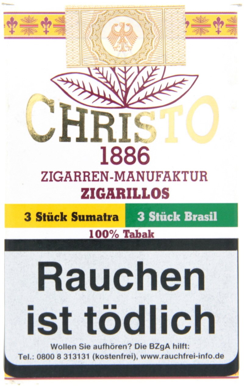 Christo 1886 Zigarrenmanufaktur Cigarillos Zigarillo Sumatra & Brasil Mix (6er)