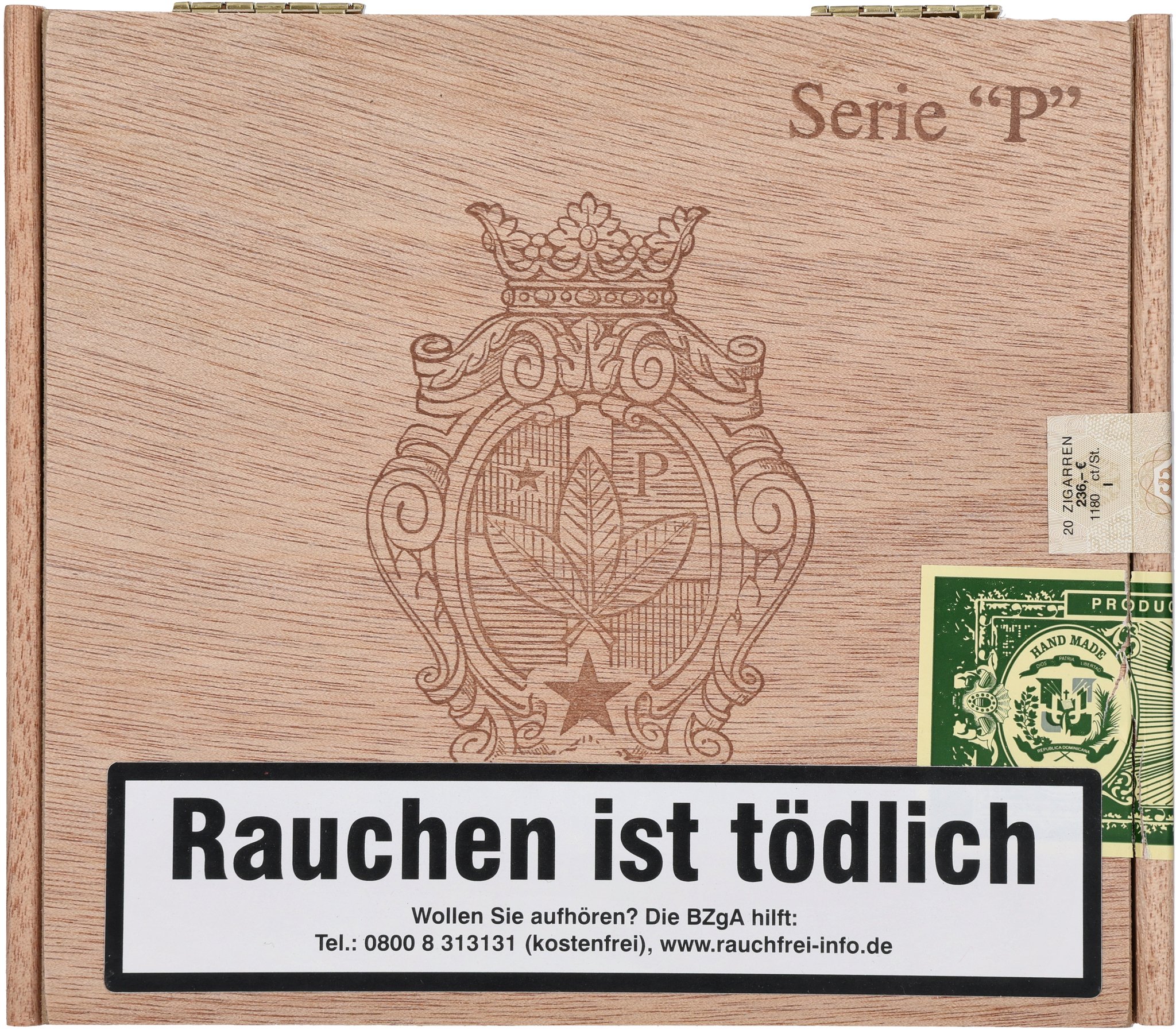 Serie P Demie box front