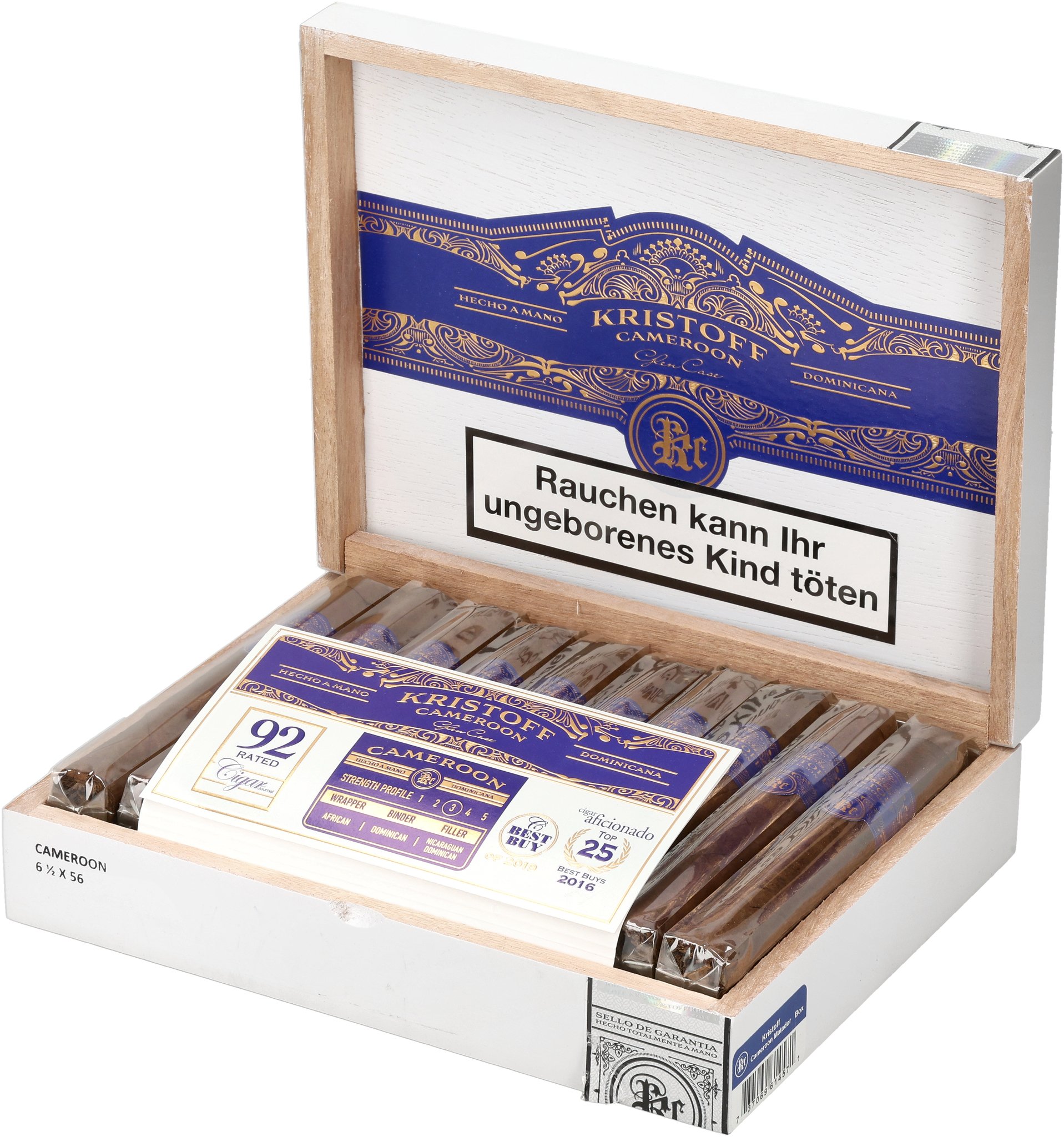 Cameroon Matador box open