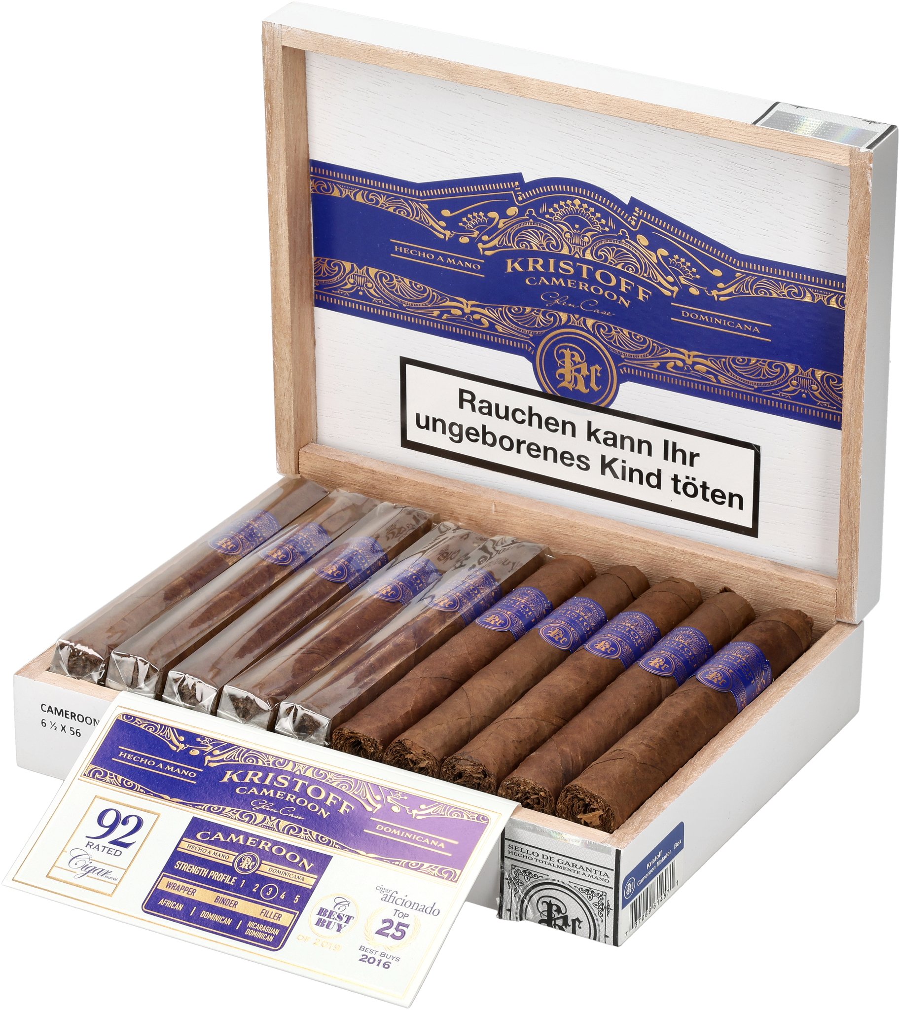 Cameroon Matador box open 2