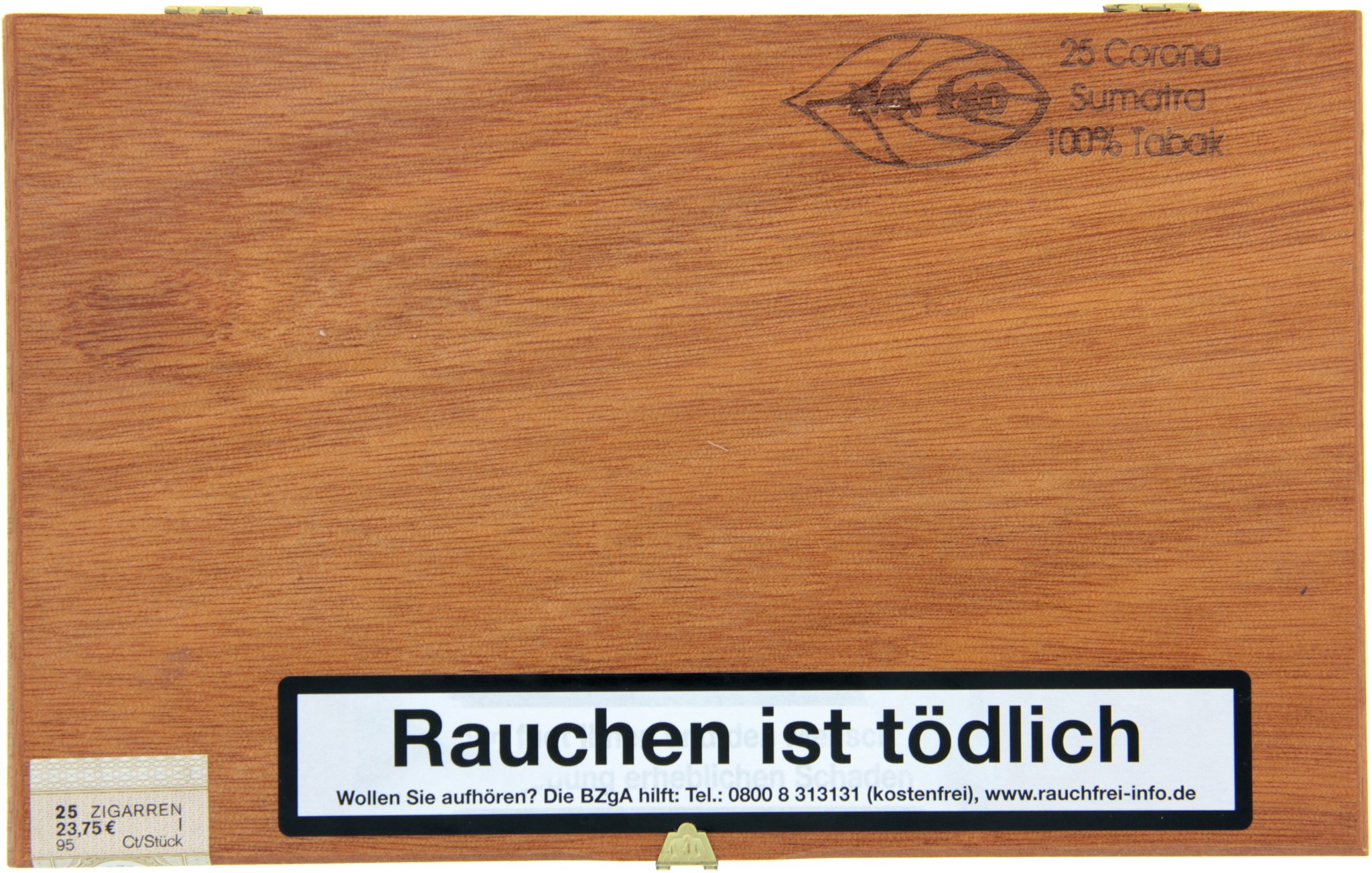 Blanco Cigars 100% Tabak No. 140 Corona Sumatra