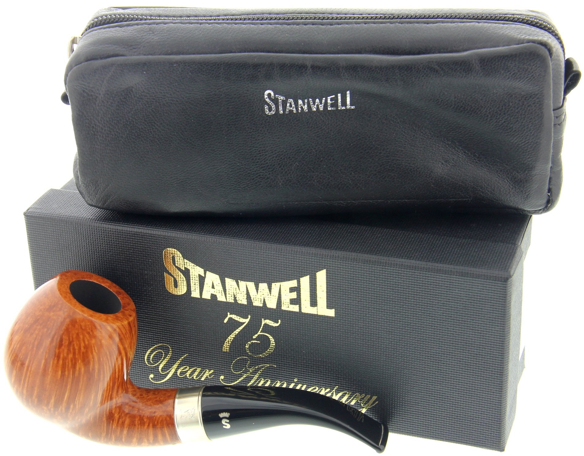 Stanwell Jahrespfeifen 75 Year Anniversary Modell 185 Verpackung
