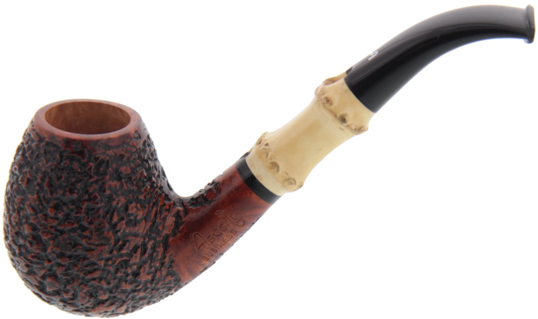 Ascorti Pfeifen Business Bamboo gebogen