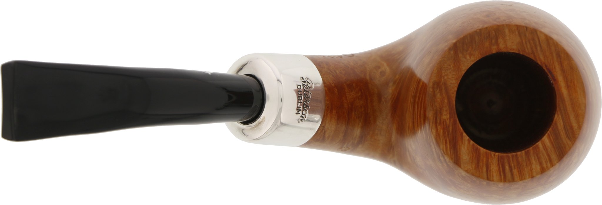 Peterson Spigot natural Amber 68 (Nr. 3) mit 2. Mundstück Draufsicht