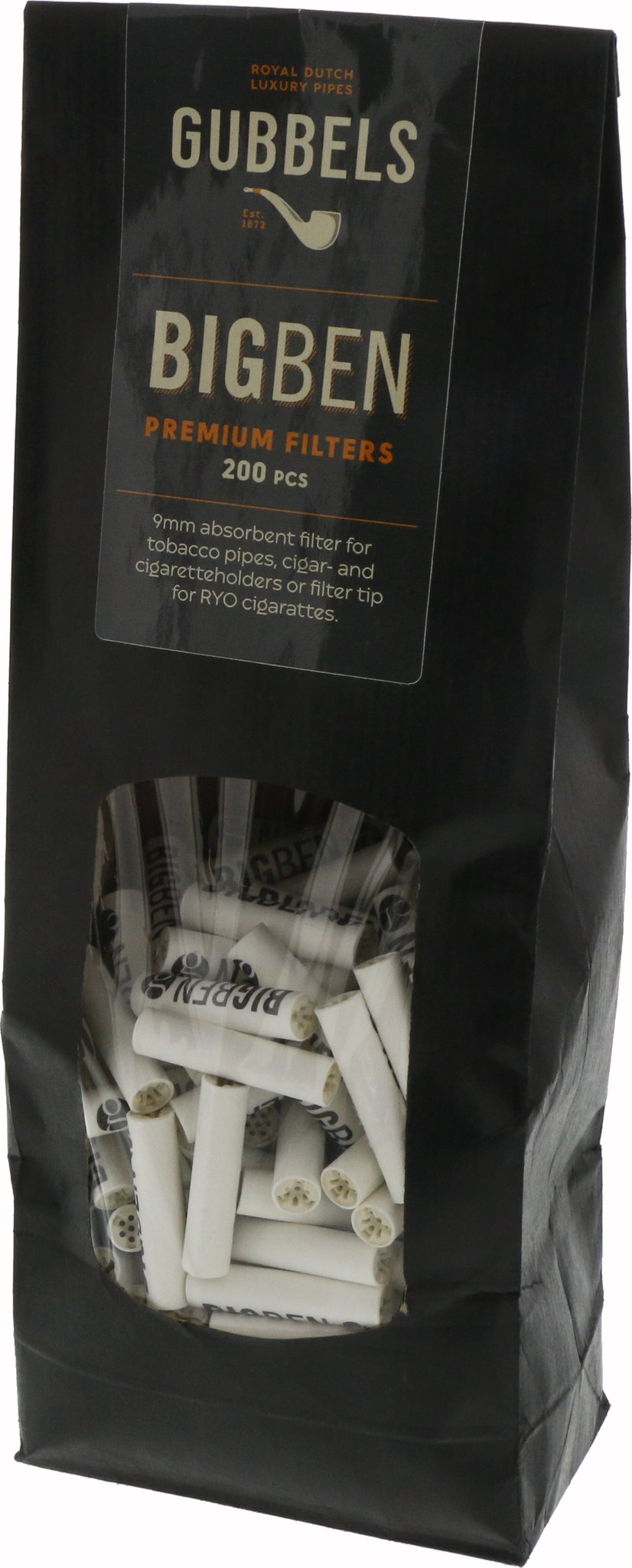 Big Ben Aktivkohlefilter 9mm 200er Pack