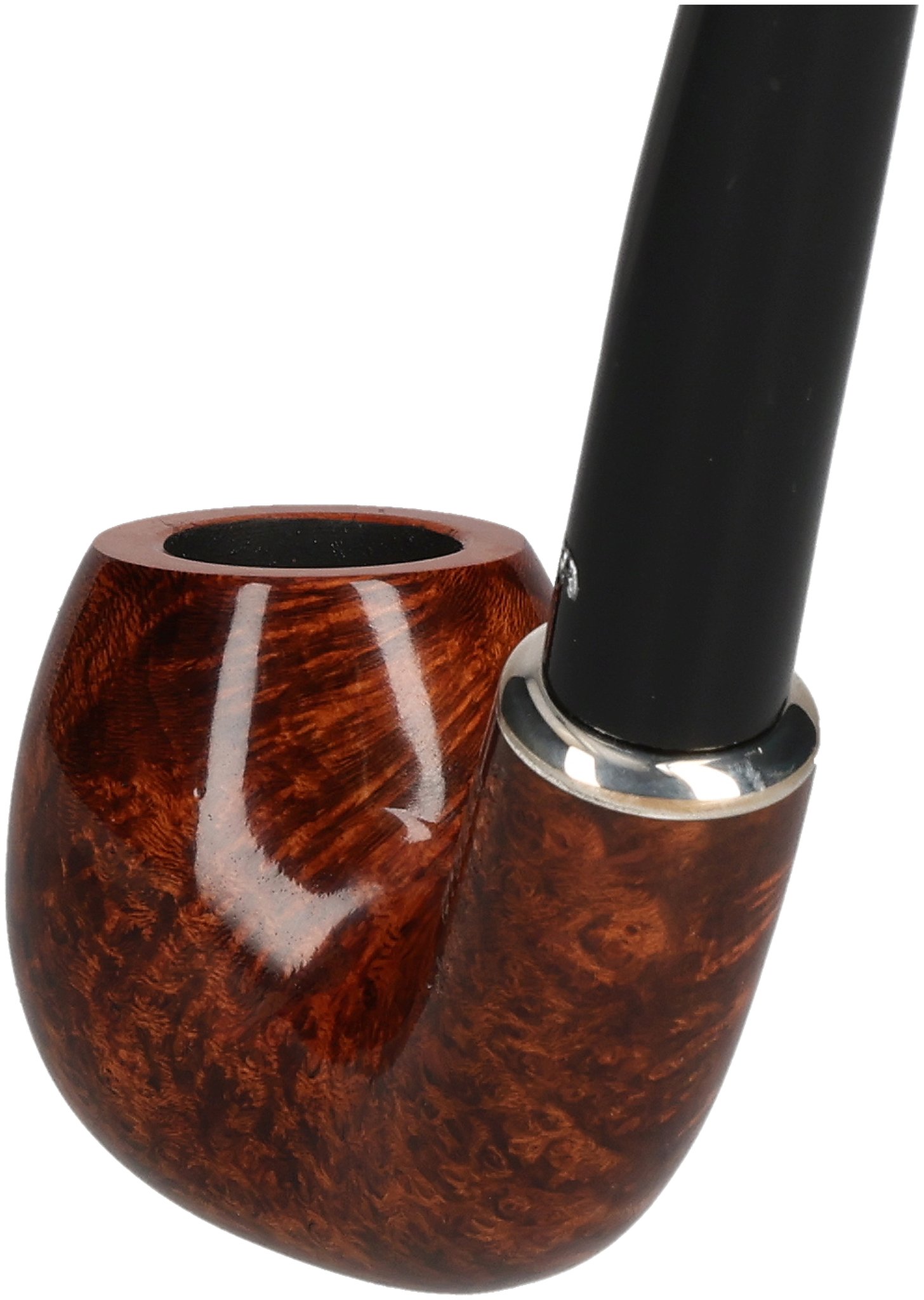 Churchwarden Pfeifen Tan Polish Modell 200 mit Silber_02