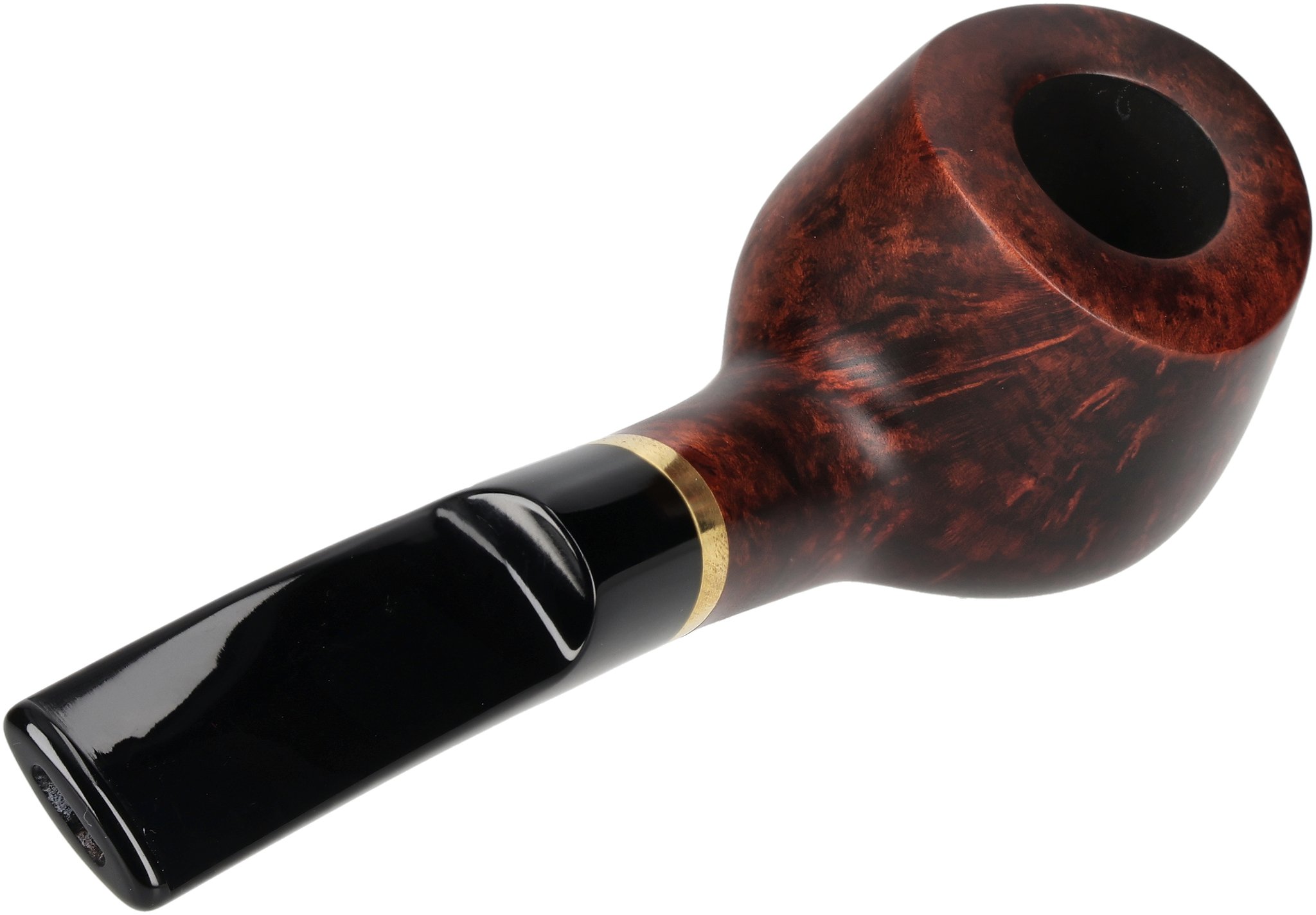 Bent Pot Glatt Braun Matt Goldring 05