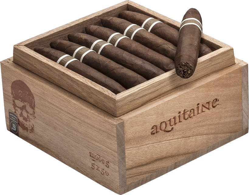 RoMa Craft Tobac CroMagnon Aquitaine Mode 5 (Short Perfecto) Kiste offen Detailbild
