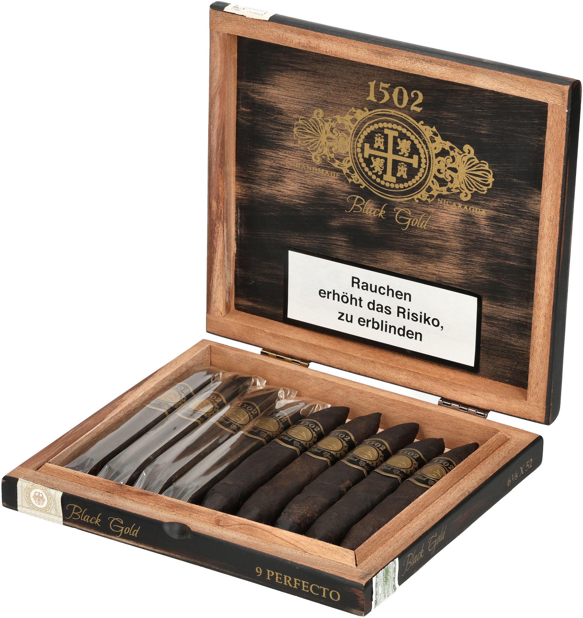 Black Gold Perfecto Kiste offen