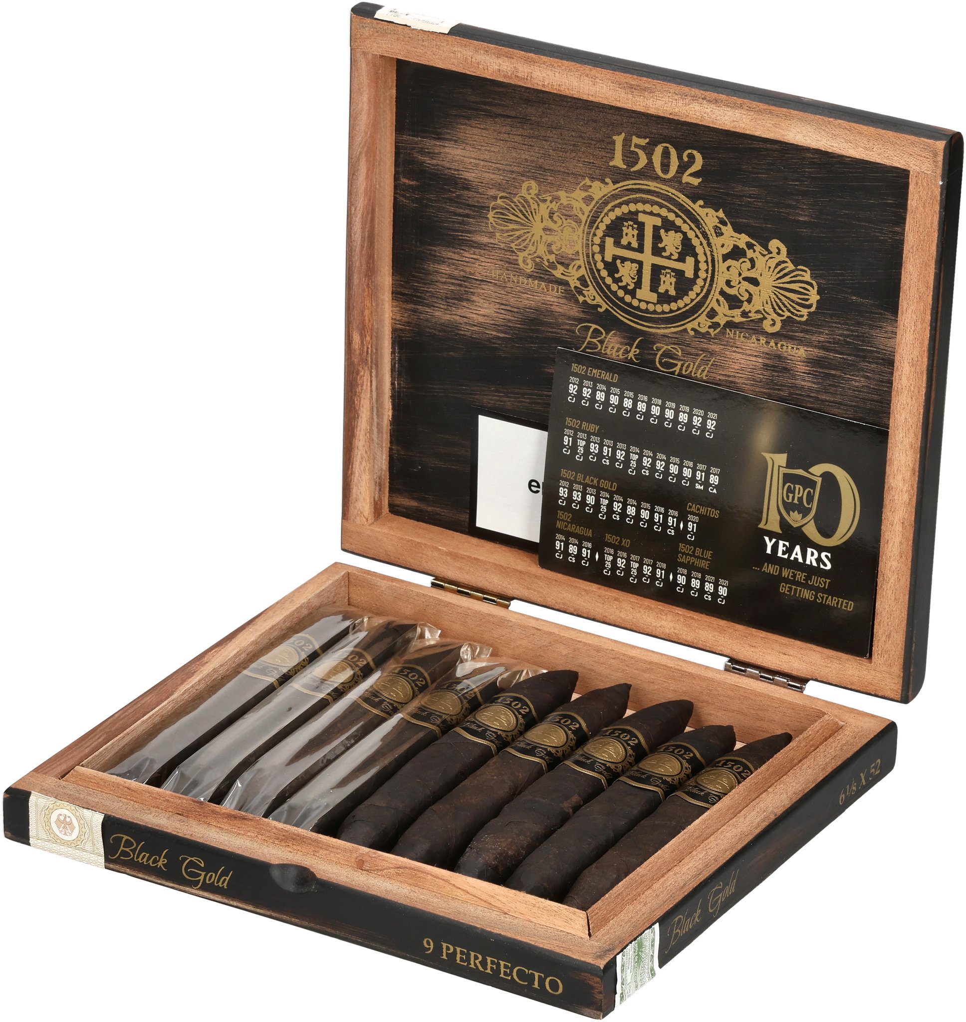 Black Gold Perfecto Kiste offen 2