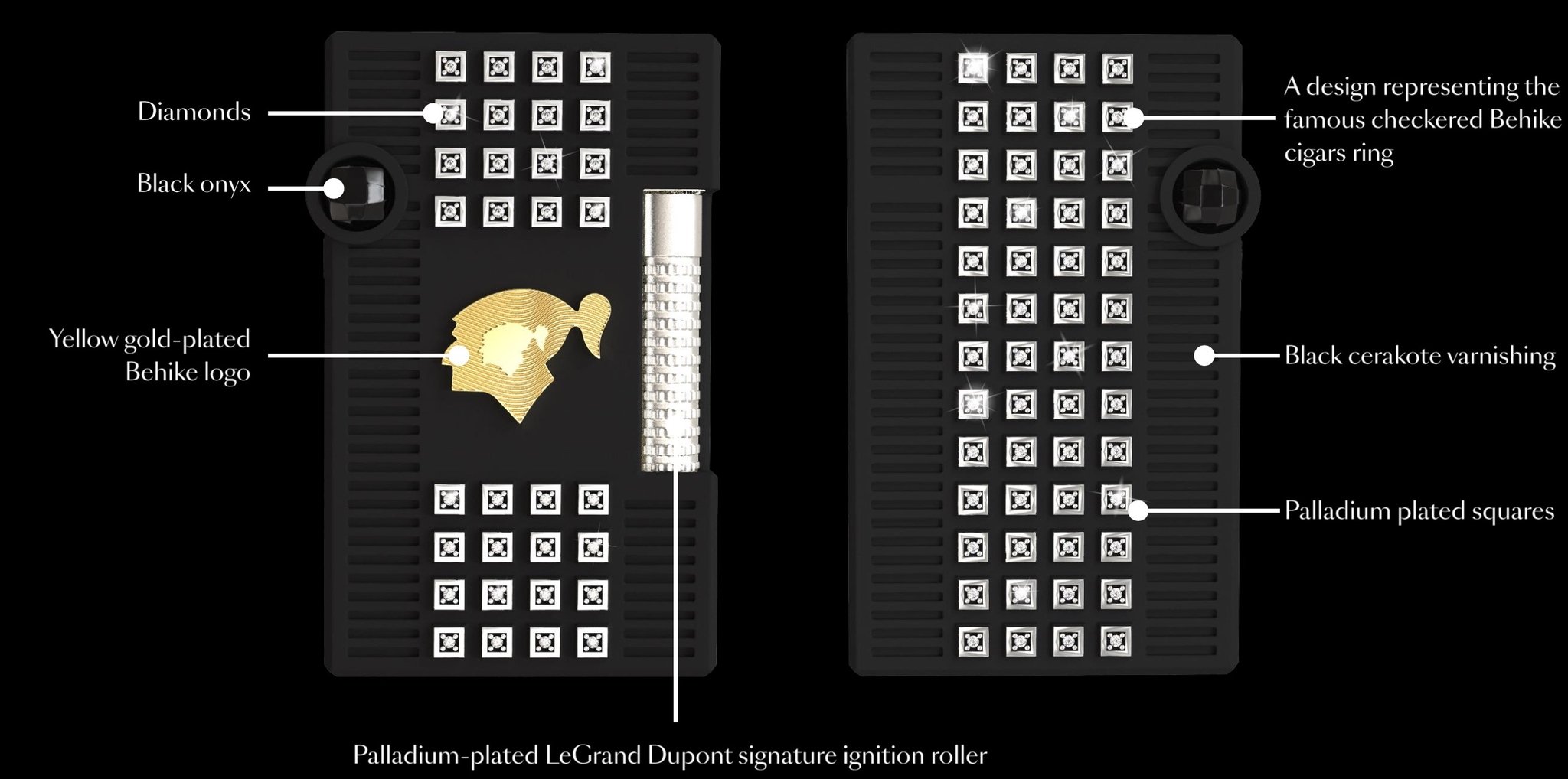 S.T. Dupont Haute Création Behike Le Grand Schwarz/Palladium