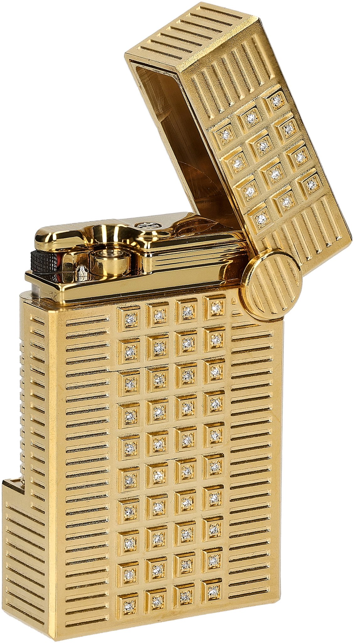 S.T. Dupont Haute Création Behike Le Grand Golden stehend offen