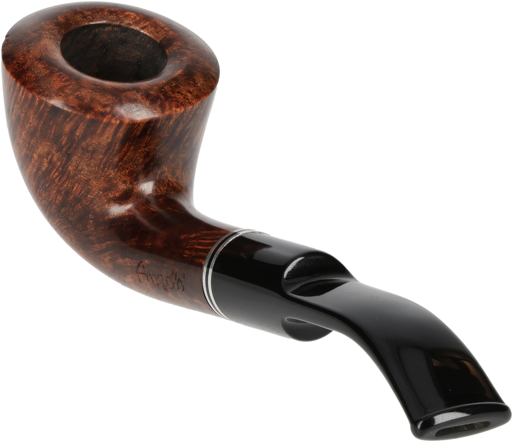 Angelo Pfeifen Calabash Gebogen Glatt_02