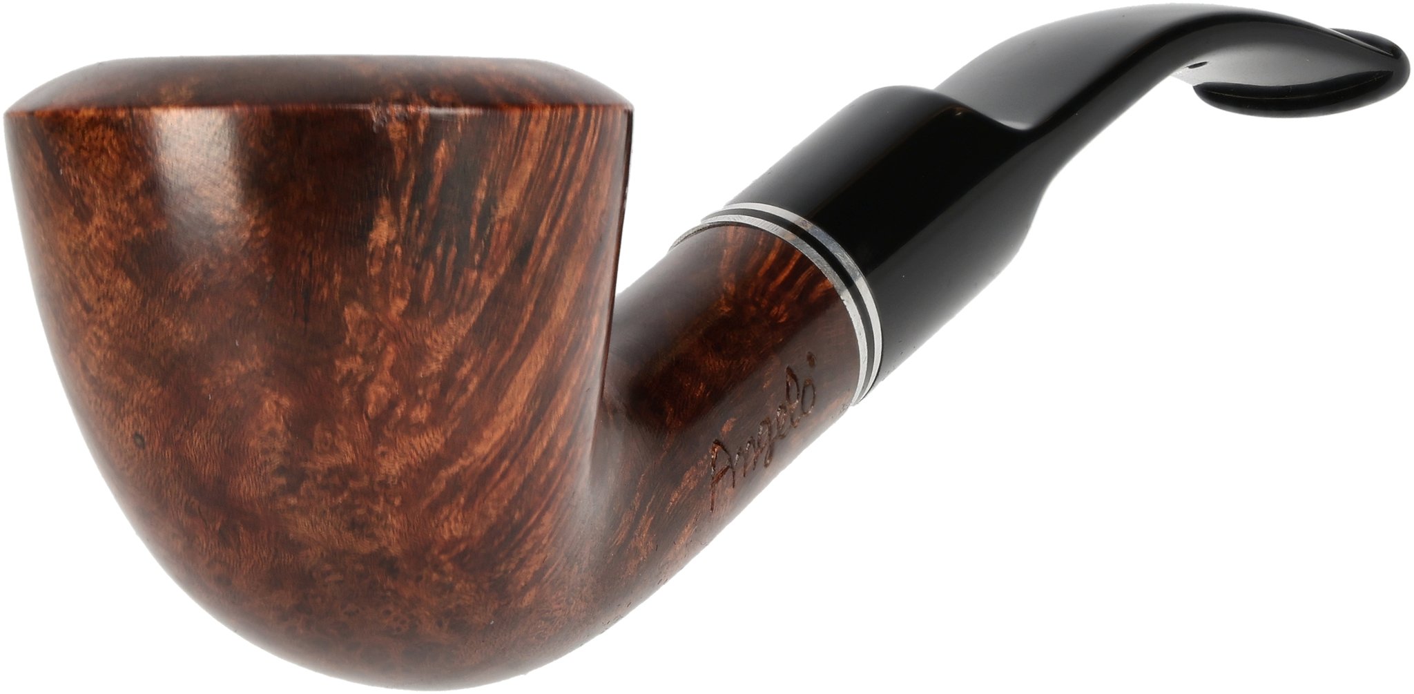 Angelo Pfeifen Calabash Gebogen Glatt_03