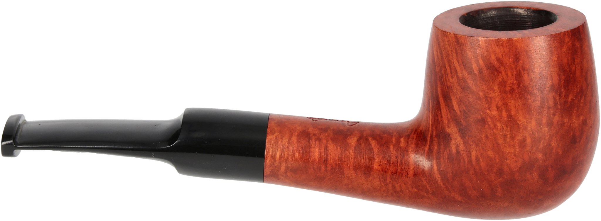 Angelo Pfeifen Apple Gebogen Glatt Mittelbraun_05