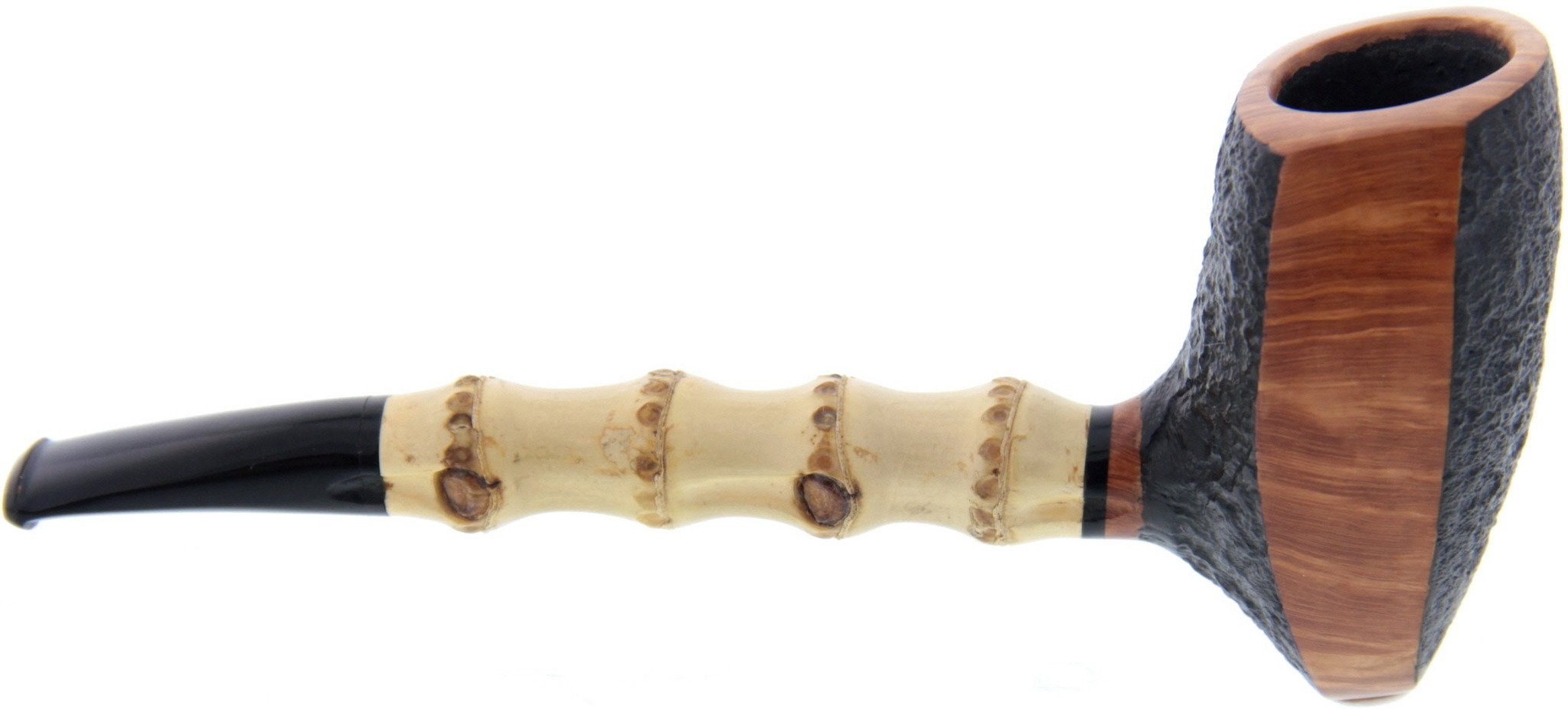 Vesterholm Freehand Pfeifen Teilrustiziert bamboo (Nr. 15)