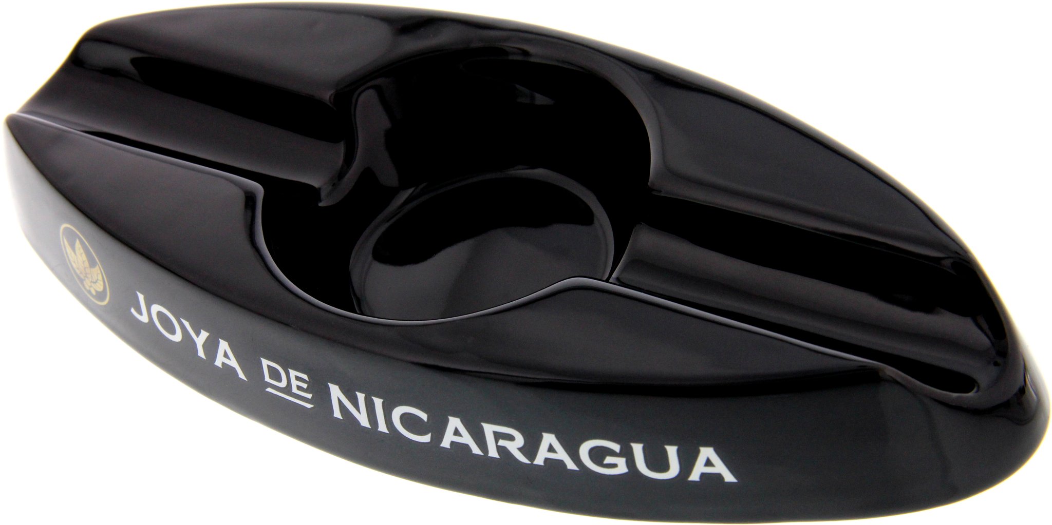 Joya de Nicaragua Aschenbecher schwarz elliptisch (7780)