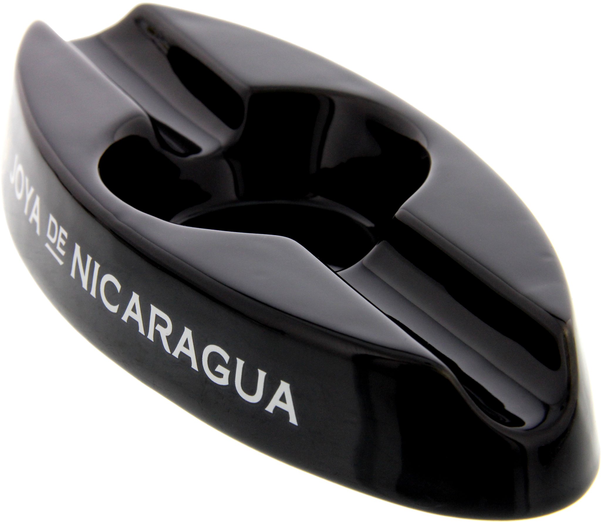 Joya de Nicaragua Aschenbecher schwarz elliptisch (7780) Detailbild 2