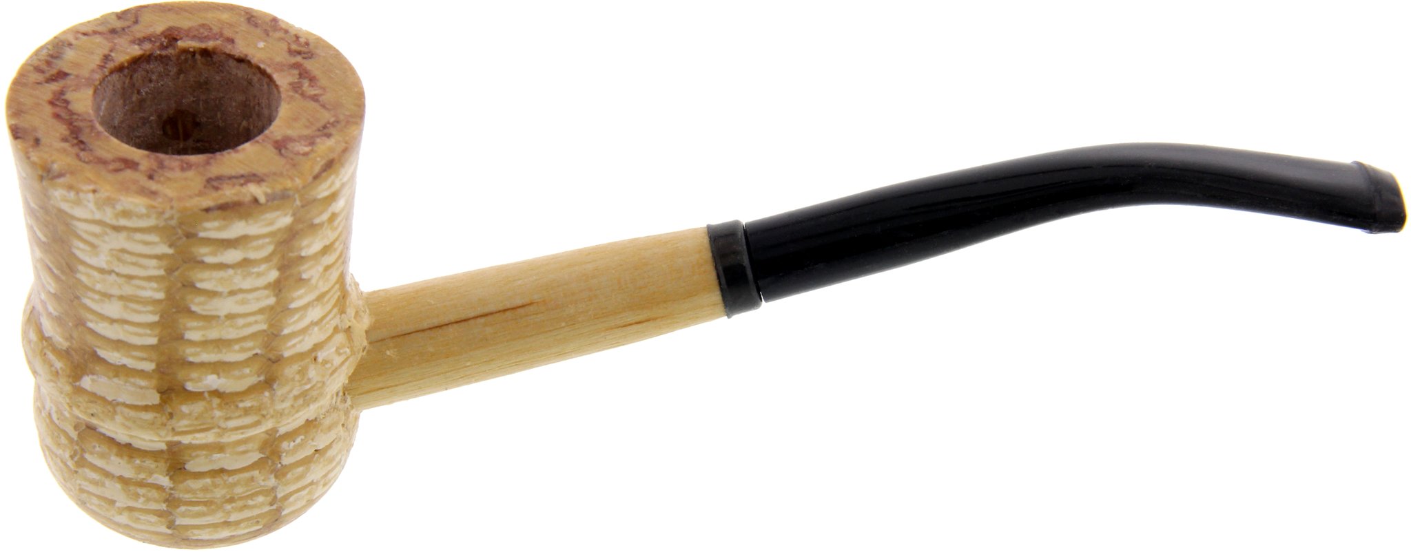 Missouri Meerschaum Corn Cob Great Dane Spindle BENT (mit Filter)