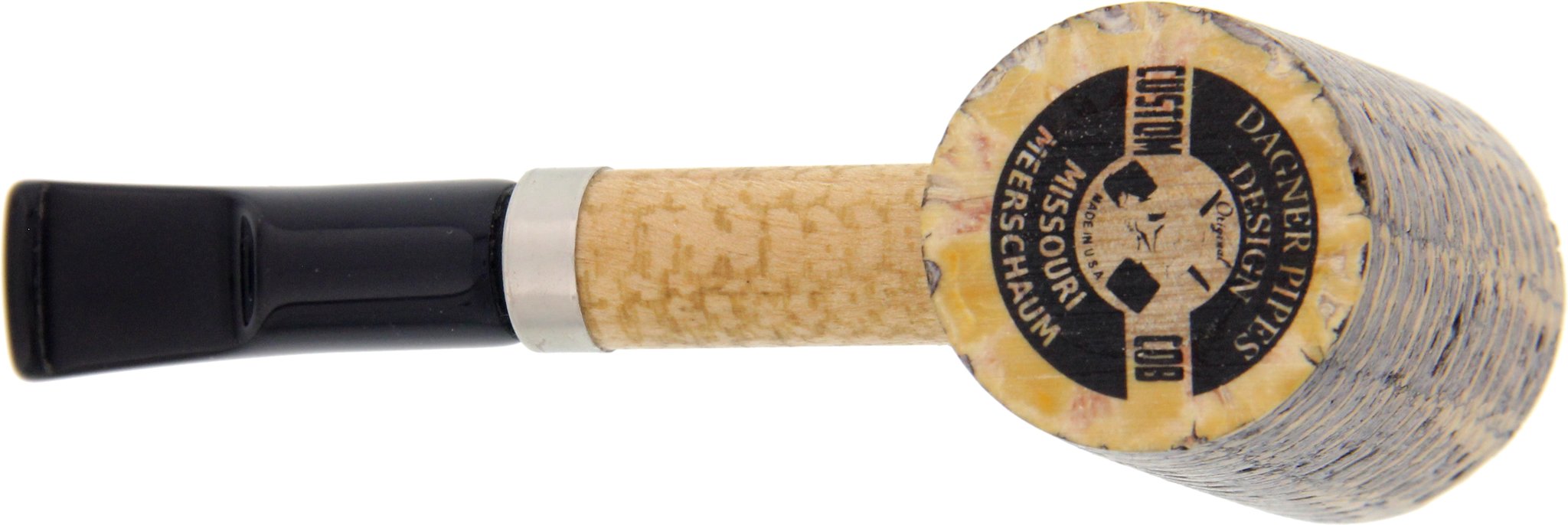 Missouri Meerschaum Corn Cob Dagner Poker (ohne Filter) Bild 3
