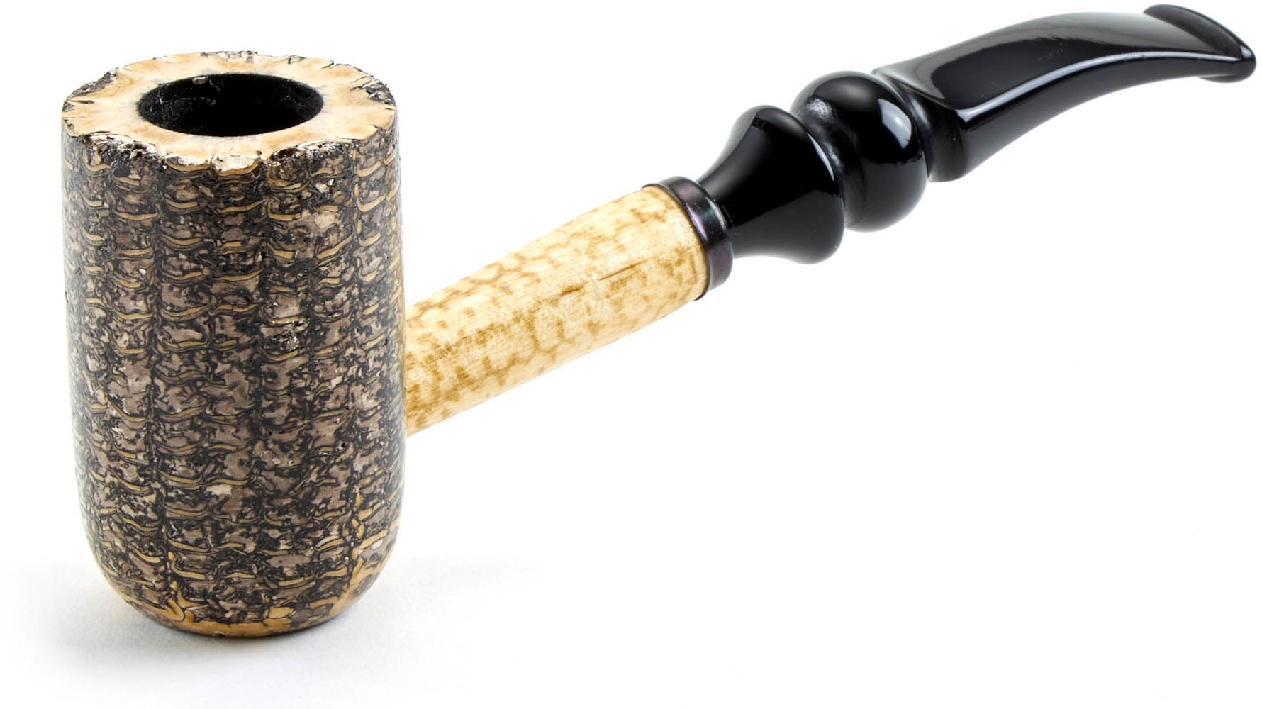 Missouri Meerschaum Corn Cob The Louis bent (ohne Filter)