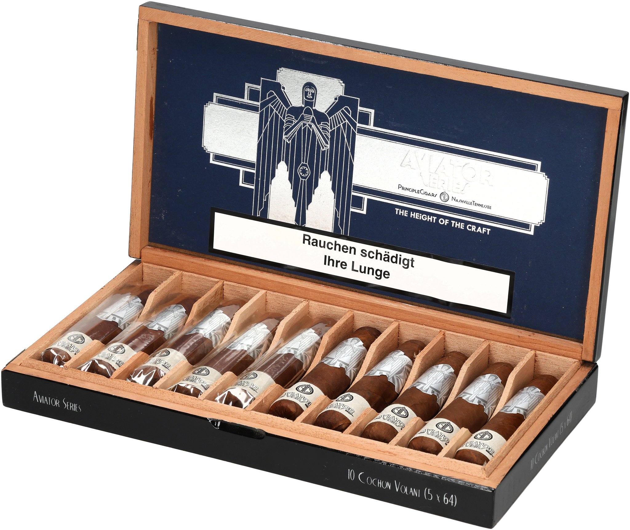 Principle Cigars Aviator Cochon Volant_Kiste Offen