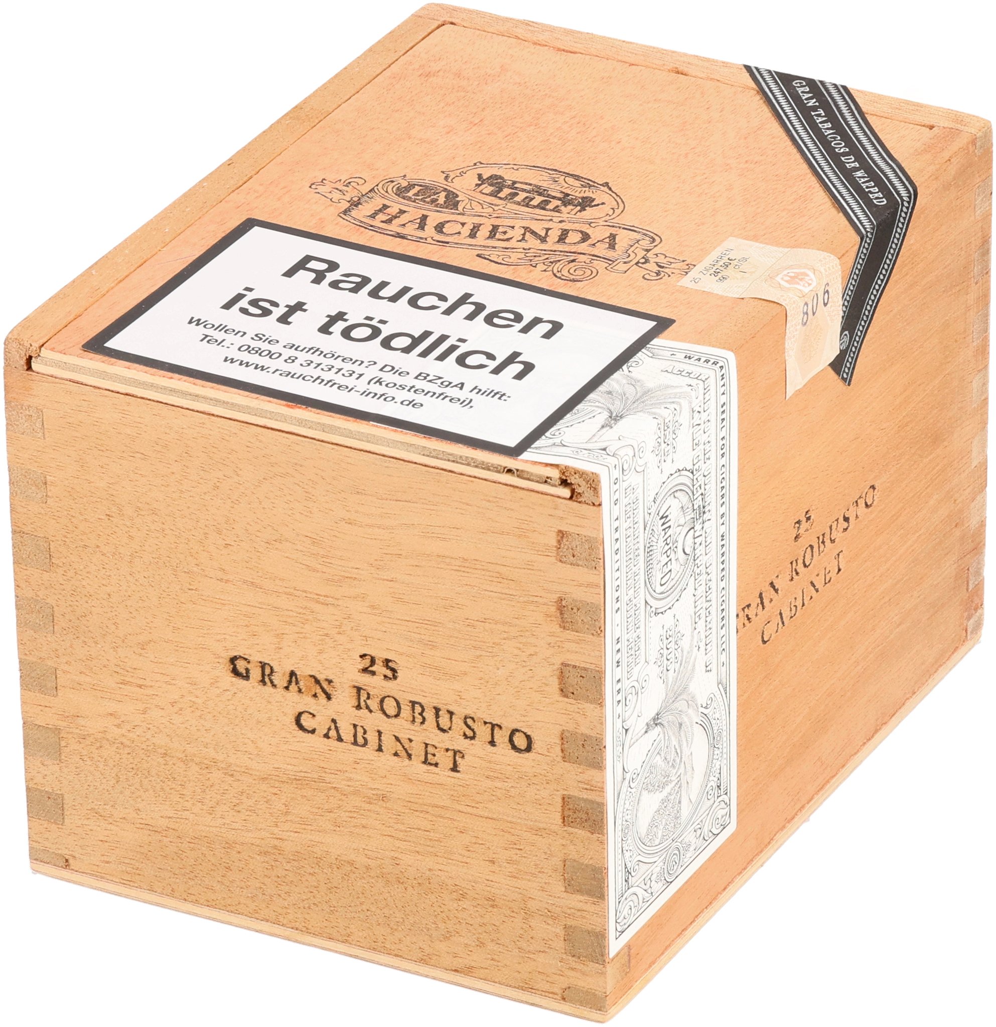 Warped La Hacienda Gran Robusto 25er box 