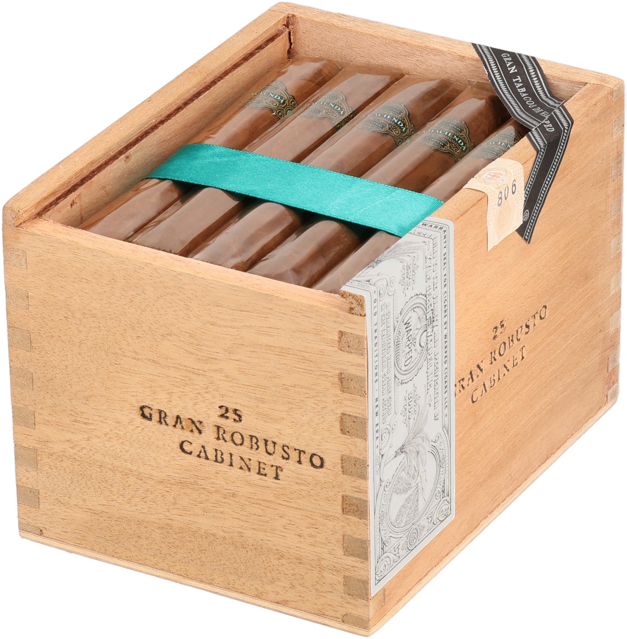 Warped La Hacienda Gran Robusto 25er box open