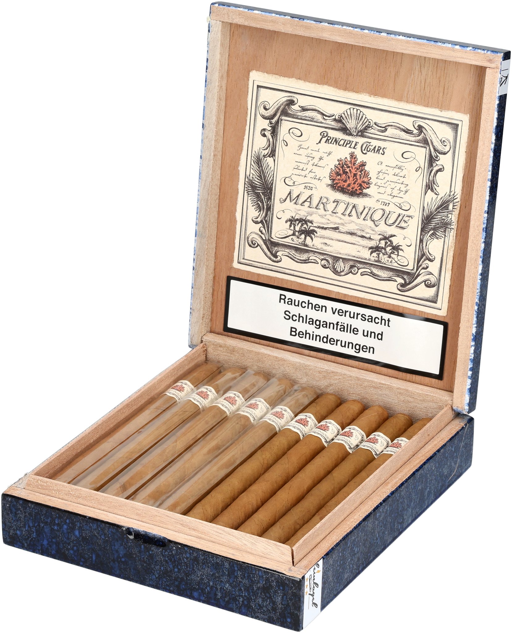 Martinique Lancero box open