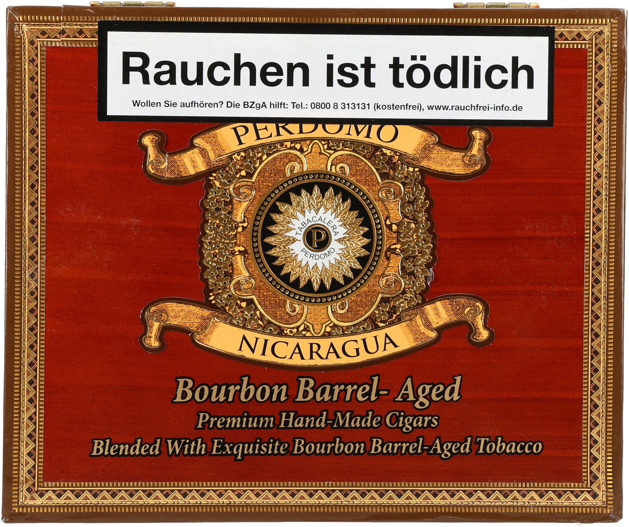 Perdomo Bourbon Barrel Aged (Nicaragua) Gordo_Kiste Frontal