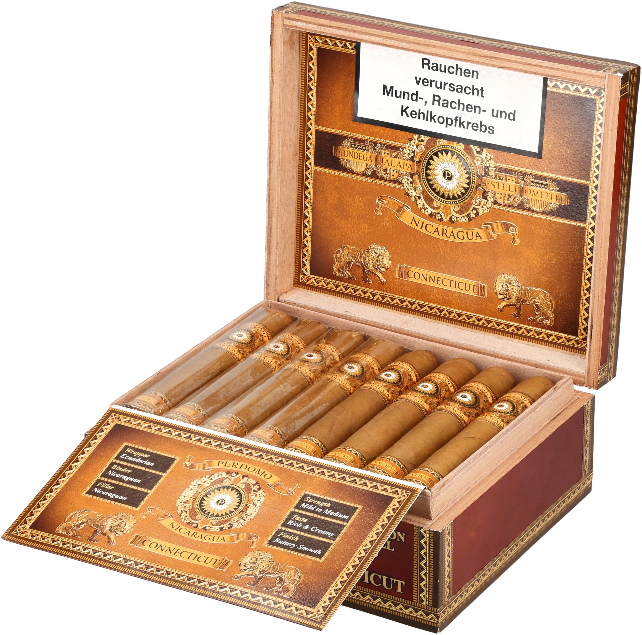 Perdomo Bourbon Barrel Aged (Nicaragua) Gordo_Kiste Offen