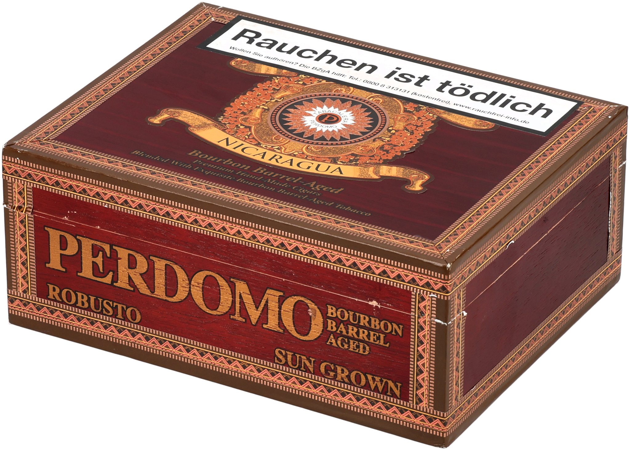 Perdomo Bourbon Barrel Aged (Nicaragua) Robusto (Sun Grown)_Kiste