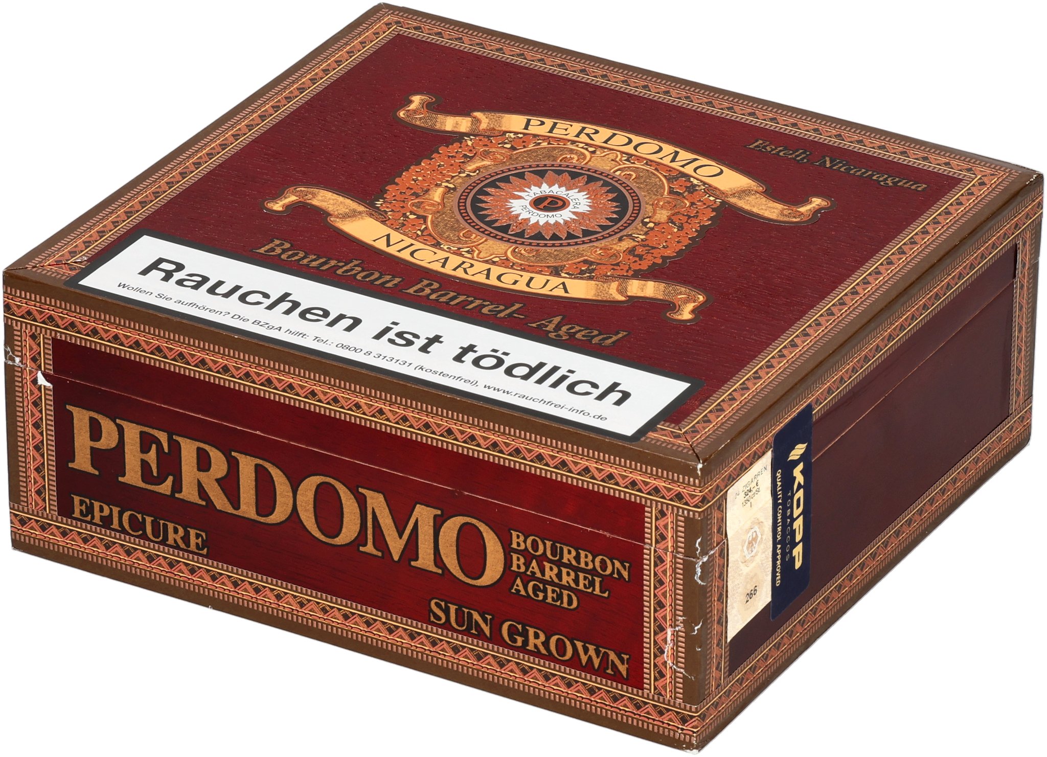 Perdomo Bourbon Barrel Aged (Nicaragua) Epicure (Sun Grown)_Kiste