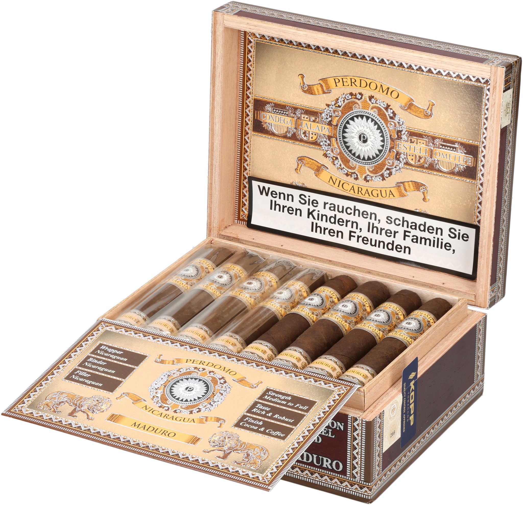 Perdomo Bourbon Barrel Aged (Nicaragua) Robusto (Maduro)_Kiste Offen