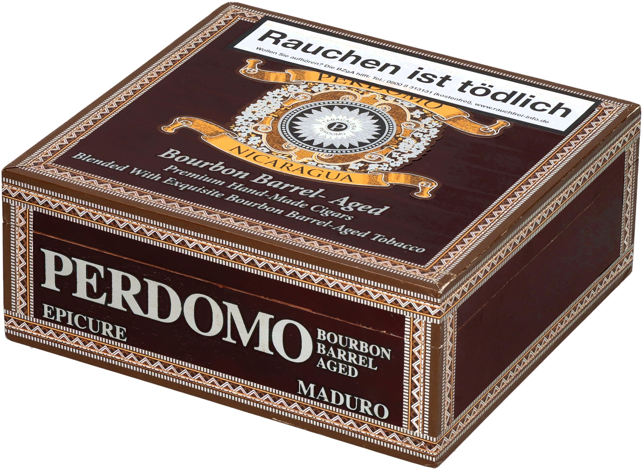 Perdomo Bourbon Barrel Aged (Nicaragua) Epicure (Maduro)_Kiste